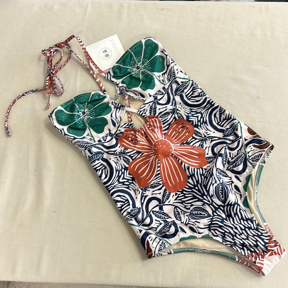 NWT Carolina K Beautiful one piece swim suit